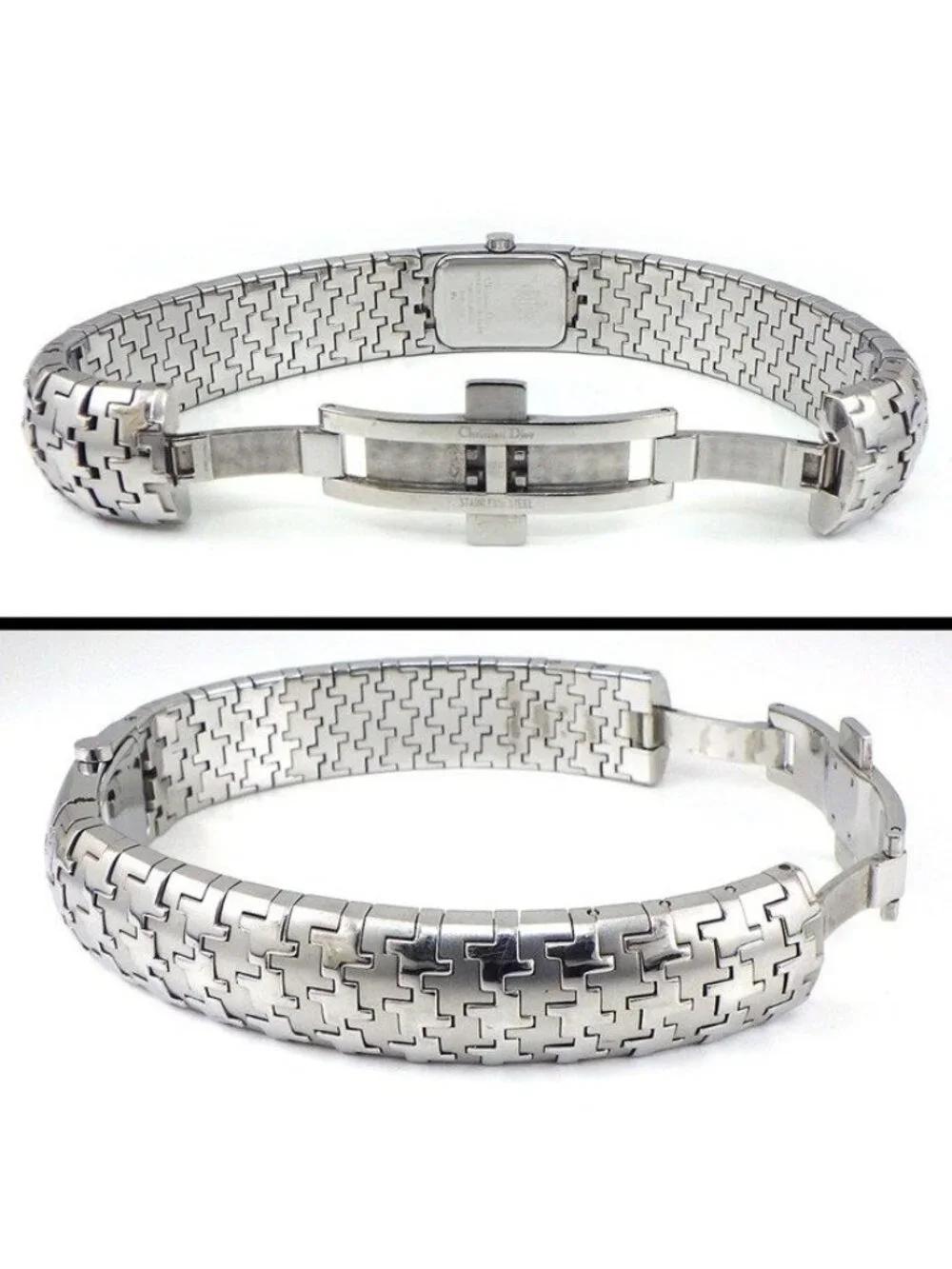 Dior Watch Diophilic Square Black Dial SS Quartz Analog - Picture 3 of 10